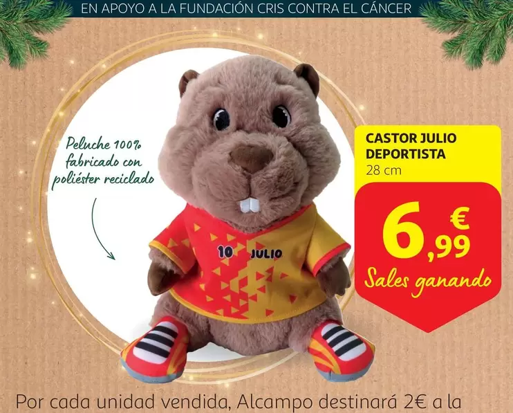 Oferta de Alcampo - Castor Julio Deportista por 6,99€ en Alcampo