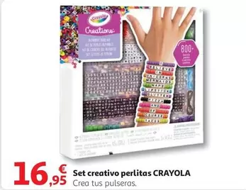 Oferta de Crayola - Set Creativo Perlitas por 16,95€ en Alcampo