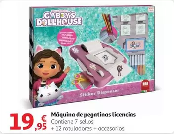 Oferta de Maquina De Pegatinas Licencias por 19,95€ en Alcampo