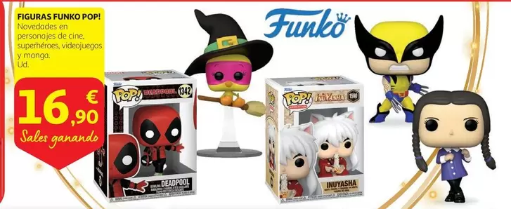 Oferta de Funko - Figuras Funno Pop por 16,9€ en Alcampo