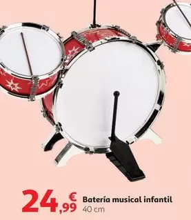 Oferta de Batería Musical Infantil por 24,99€ en Alcampo