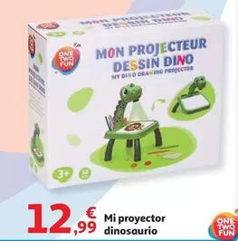 Oferta de One Two Fun - Mi Proyector Dinosaurio por 12,99€ en Alcampo