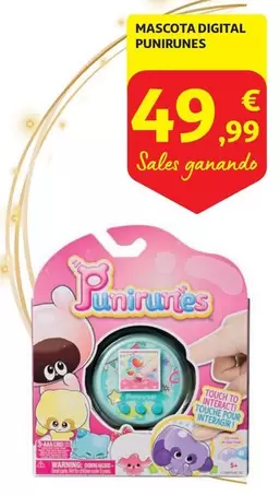 Oferta de Touch - Mascota Digital Punirunes por 49,99€ en Alcampo