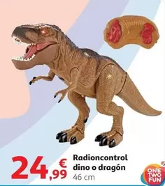 Oferta de One Two Fun - Radioncontrol Dino O Dragón por 24,99€ en Alcampo