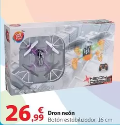 Oferta de One Two Fun - Dron Neon por 26,99€ en Alcampo