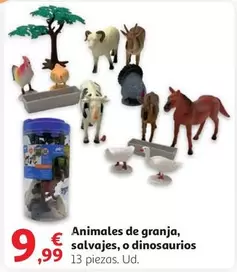 Oferta de Dinosaurios - Animales De Granja, Salvajes, O por 9,99€ en Alcampo