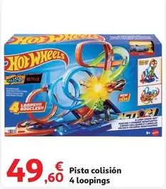 Oferta de Hot Wheels - Pista Colision 4 Loopings por 49,6€ en Alcampo