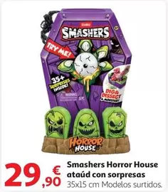 Oferta de Zuru - Smashers Horror House Ataúd Con Sorpresas por 29,9€ en Alcampo