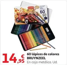 Oferta de Bruynzeel - 60 Lápices De Colores por 14,95€ en Alcampo