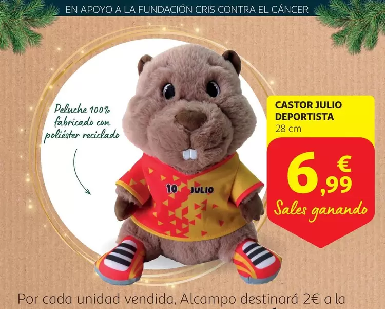 Oferta de Alcampo - Castor Julio Deportista por 6,99€ en Alcampo