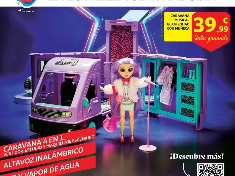 Oferta de Glam - Caravana Buscade por 39,99€ en Alcampo