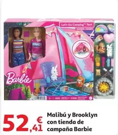 Oferta de Barbie - Malibú Y Brooklyn Con Tienda De Campana por 52,41€ en Alcampo