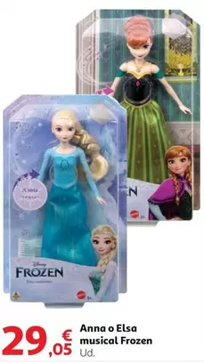 Oferta de Frozen - Anna O Elsa Musical por 29,05€ en Alcampo