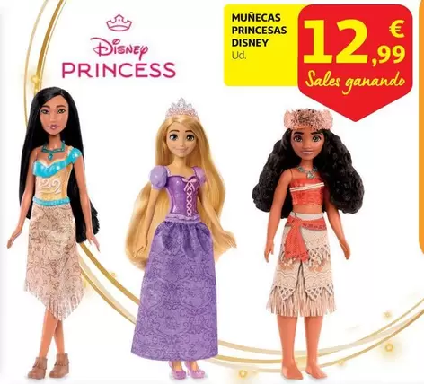 Oferta de Disney - Munecas Princesas por 12,99€ en Alcampo