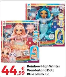 Oferta de Blue - Rainbow High Winter Wonderland Doll Blue O Pink por 44,99€ en Alcampo