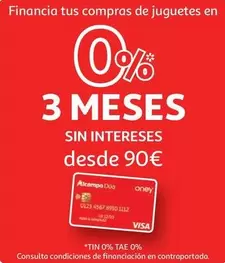 Oferta de Alcampo - 3 Meses en Alcampo