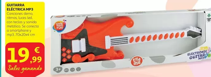 Oferta de One - Guitarra por 19,99€ en Alcampo