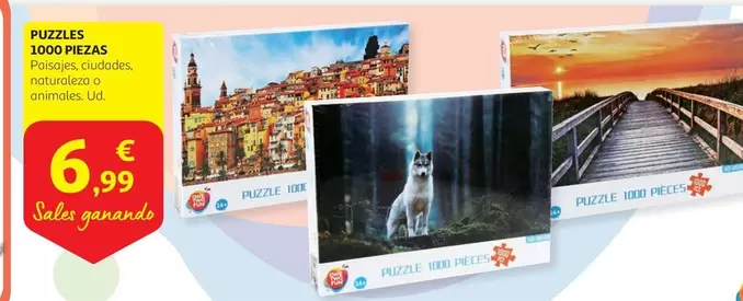 Oferta de Puzzles 1000 Piezas por 6,99€ en Alcampo