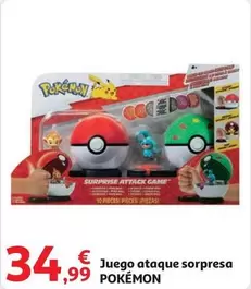 Oferta de Pokemon - Juego Ataque Sorpresa por 34,99€ en Alcampo