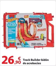 Oferta de Hot Wheels - Track Builder Bidon De Acrobacias por 26,9€ en Alcampo