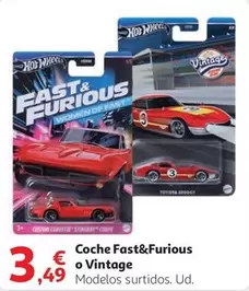 Oferta de Vintage - Coche Fast&furious O por 3,49€ en Alcampo