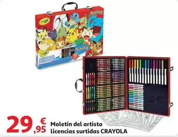 Oferta de Crayola - Maletín Del Artista Licencias Surtidas por 29,95€ en Alcampo