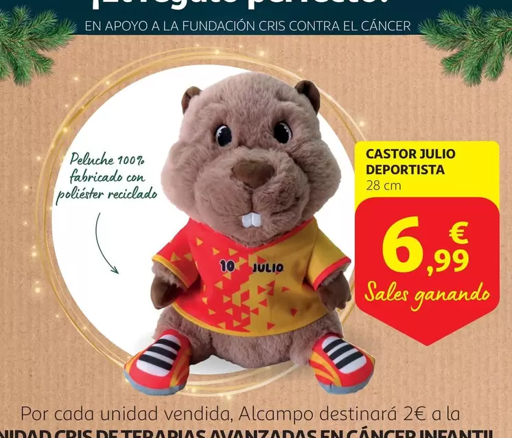 Oferta de Alcampo - Castor Julio Deportista por 6,99€ en Alcampo