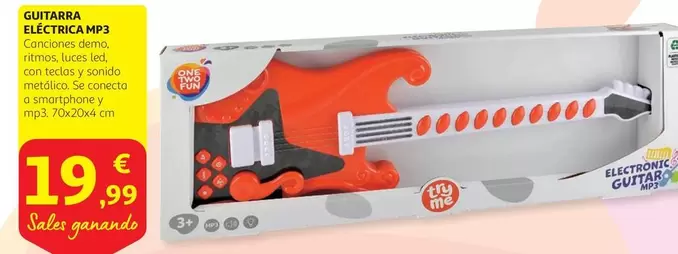 Oferta de One - Guitarra por 19,99€ en Alcampo