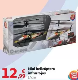 Oferta de One Two Fun - Mini Helicoptero Infrarrojos por 12,99€ en Alcampo