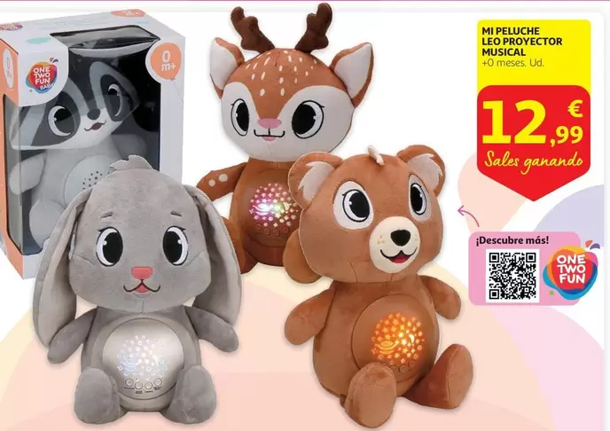 Oferta de One - Mi Peluche Led Royector por 12,99€ en Alcampo