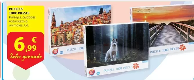 Oferta de Puzzles 1000 Piezas por 6,99€ en Alcampo