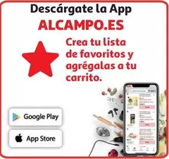 Oferta de Lista - Descargate La App en Alcampo