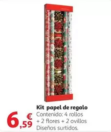 Oferta de Flores - Kit Papel De Regalo por 6,59€ en Alcampo