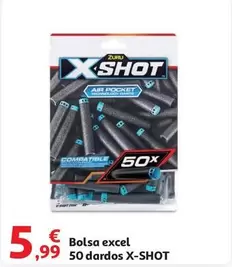 Oferta de Zuru -  X-shot - Bolsa Excel 50 Dardos X-shot por 5,99€ en Alcampo