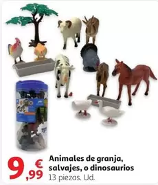 Oferta de Dinosaurios - Animales De Granja, Salvajes, O por 9,99€ en Alcampo