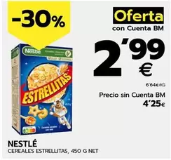 Oferta de Nestlé - Cereales Estrellitas por 4,25€ en BM Supermercados