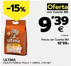 Oferta de Última - Health Perros Pollo Y Arroz por 10,99€ en BM Supermercados