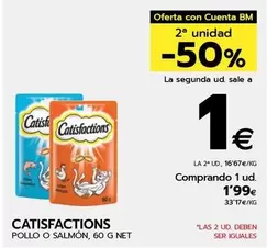 Oferta de Catisfactions - Pollo por 1,99€ en BM Supermercados