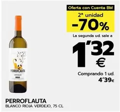 Oferta de  Rioja Verdejo por 4,39€ en BM Supermercados