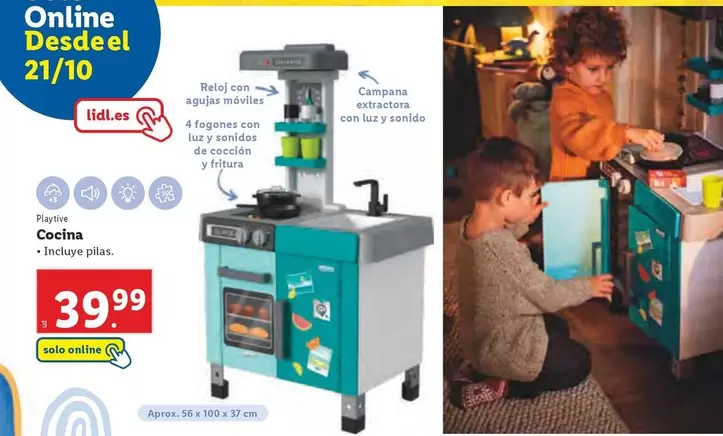 Oferta de Playtive - Cocina por 39,99€ en Lidl