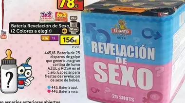 Oferta de Batería Revelación De Seco (2 Colores A Elegir) por 156€ en Petardos CM