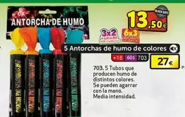 Oferta de 5 Antorcha De Humo De Colores por 13,5€ en Petardos CM