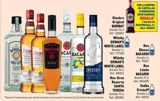 Oferta de Santa teresa - Whisky en Makro