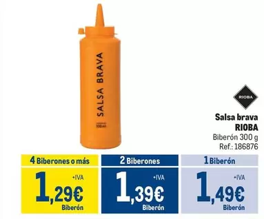 Oferta de Rioba - Salsa Brava por 1,49€ en Makro