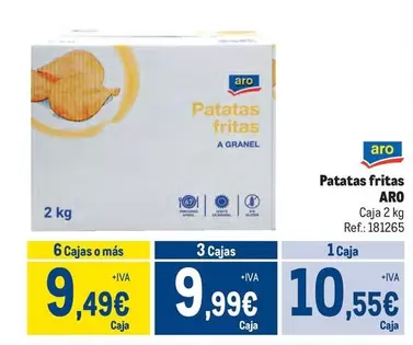 Oferta de Aro - Patatas Fritas por 10,55€ en Makro