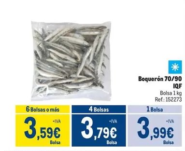 Oferta de Iof - Boqueron 70/90 por 3,99€ en Makro