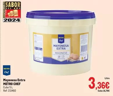 Oferta de Chef select - Mayonesa Extra por 3,36€ en Makro