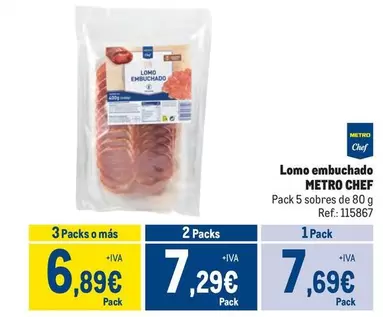 Oferta de Chef -  Lomo Embuchado por 7,69€ en Makro