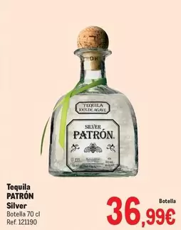 Oferta de Patrón - Tequila Silver por 36,99€ en Makro