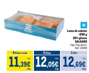 Oferta de Salgado - Lomo De Salmon por 12,69€ en Makro